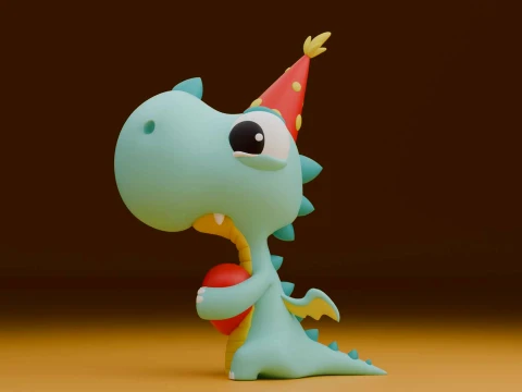 Dino varentine Modèles 3D en vedette