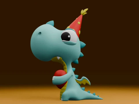 Dino varentine 3D Print Model