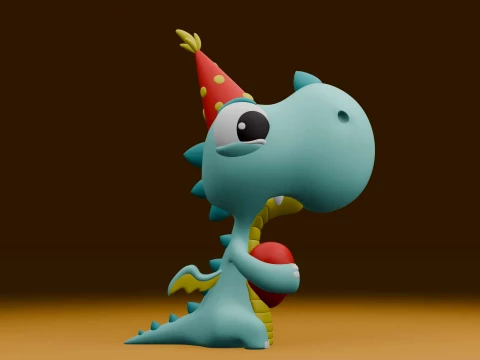 Dino varentine 3D Print Model