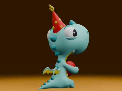 Dino varentine 3D Print Model
