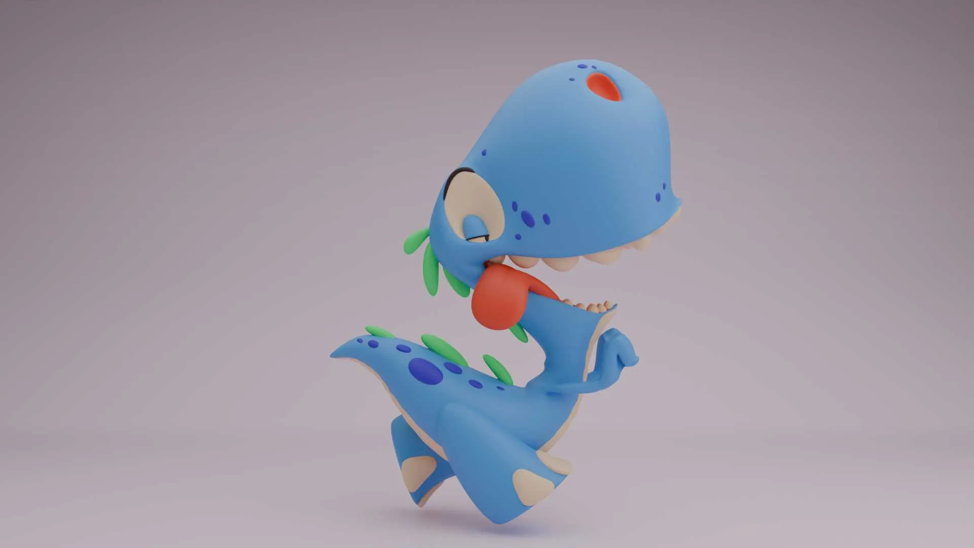 Dino 3D Print Model .c4d .max .obj .3ds .fbx .stl .blend 