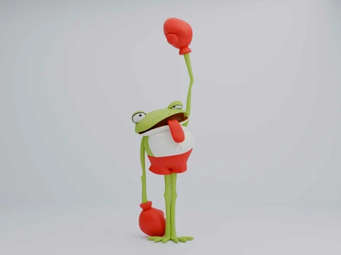 Żaba Model do druku 3D