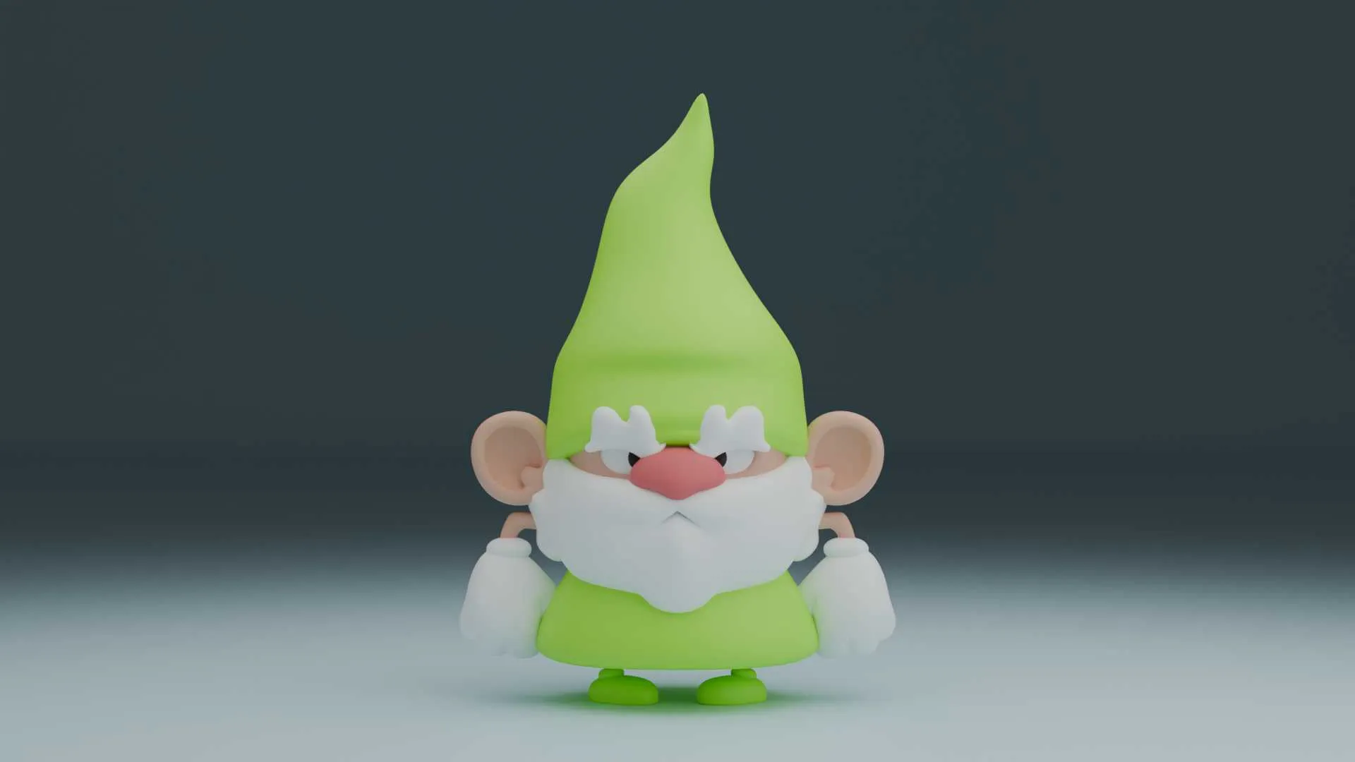 Gnome 3D Print Model .c4d .max .obj .3ds .fbx .stl .blend 