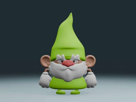 Gnome 3D Print Model