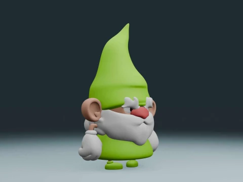 Gnome 3D Print Model