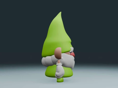 Gnome 3D Print Model