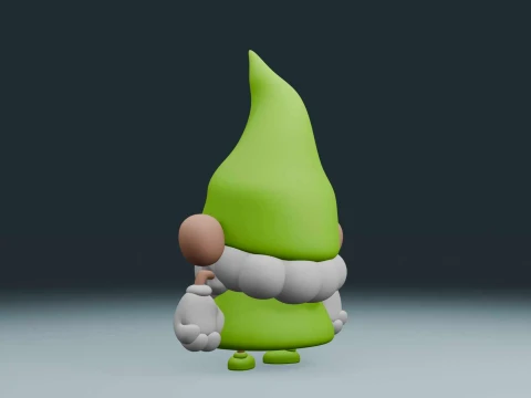 Gnome 3D Print Model