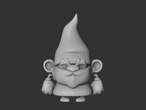 Gnome 3D Print Model