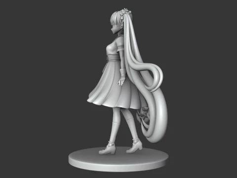 Hatsune miku 3D Print Model