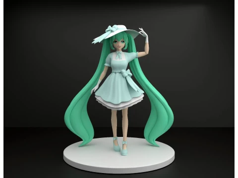 初音未来 3D 打印模型