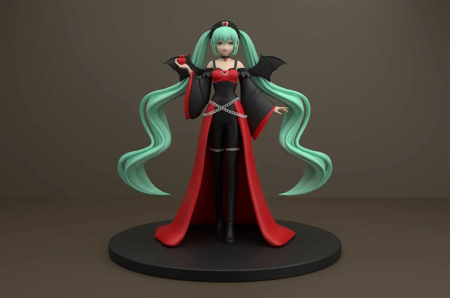Hatsune miku halloween figure 3D Print Model .c4d .max .obj .3ds .fbx .stl .blend 