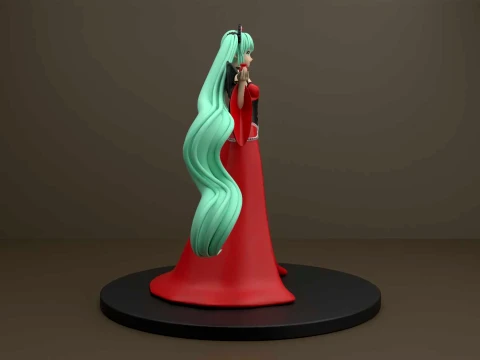 Hatsune miku halloween figure 3D Print Model