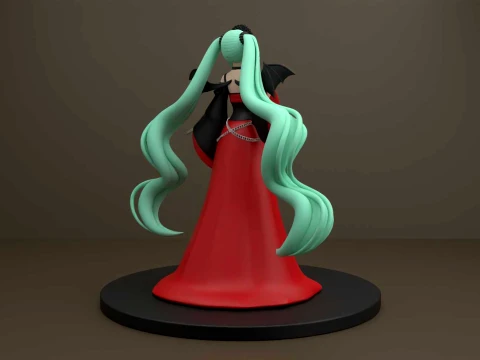 Hatsune miku halloween figure 3D Print Model