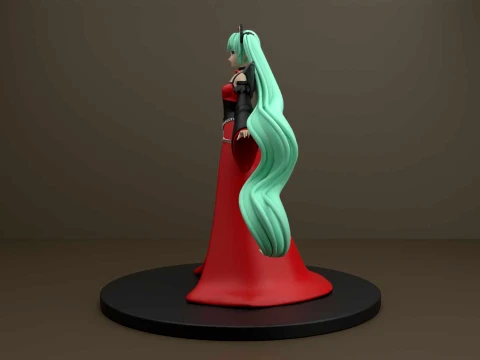 Hatsune miku halloween figure 3D Print Model