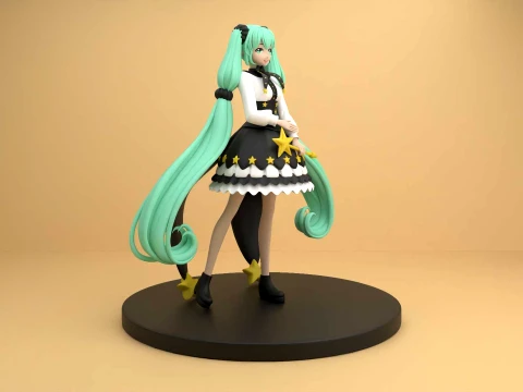 Hatsune miku halloween figure 3D Print Model
