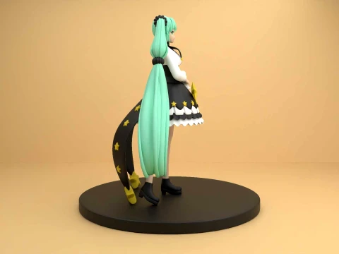 Hatsune miku halloween figure 3D Print Model