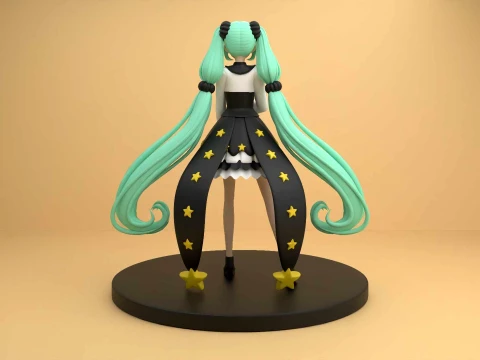 Hatsune miku halloween figure 3D Print Model