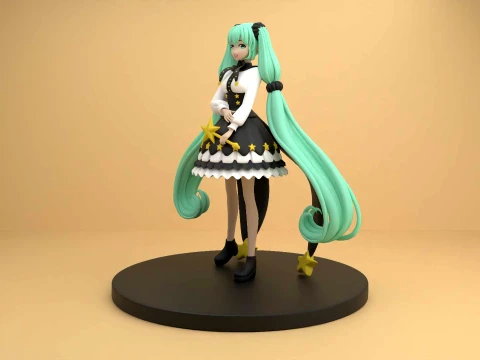 Hatsune miku halloween figure 3D Print Model