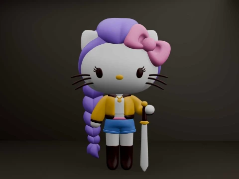 Hello kitty sanrio 3D Print Model
