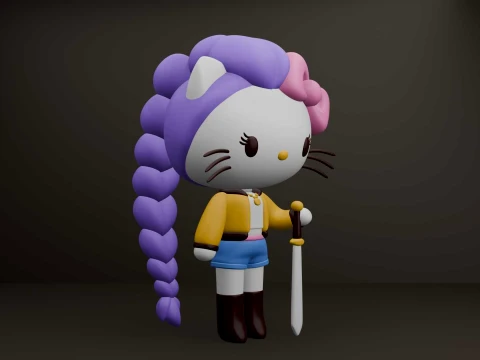 Hello kitty sanrio 3D Print Model