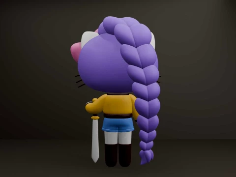 Hello kitty sanrio 3D Print Model
