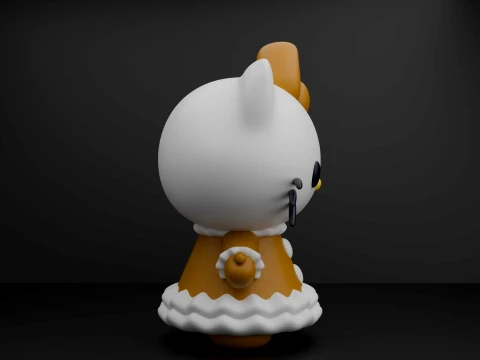 Hello kitty sanrio christmas figure 3D Print Model