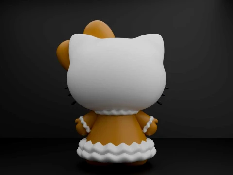 Hello kitty sanrio christmas figure 3D Print Model