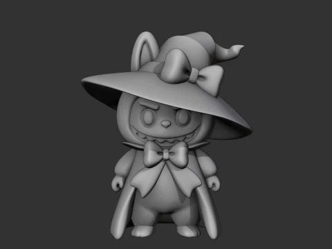 Labubu halloween 3D Print Model