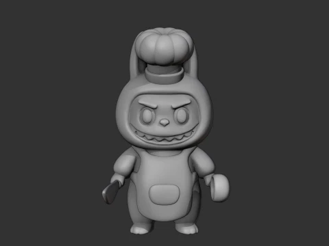 Chef labubu Modelo de impresión 3D
