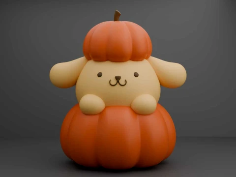 Pompompurin sanrio halloween Modelo de Impressão 3D
