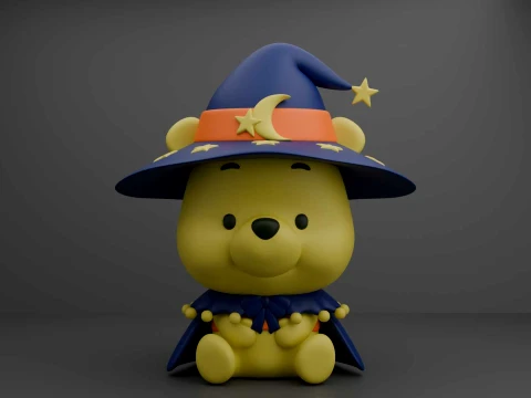 Winnie the pooh halloween 3D Druckmodell