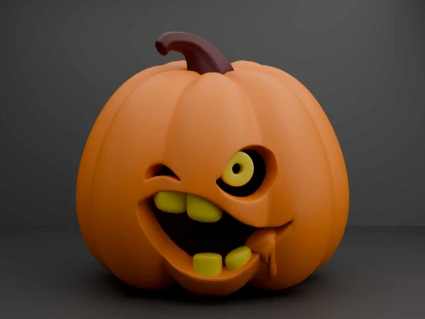 Halloween pumpkin 3D Print Model