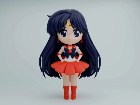 Sailor mars 3D Print Model