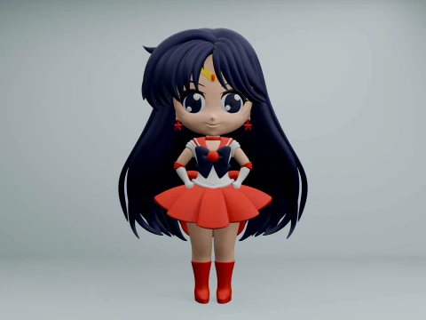 Sailor mars 3D Print Model