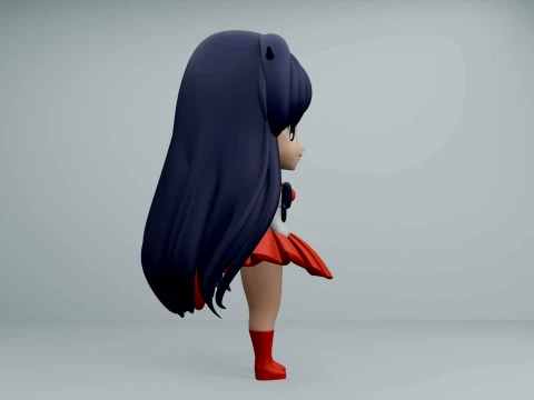 Sailor mars 3D Print Model