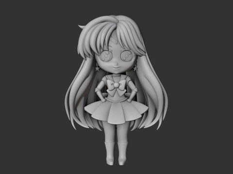 Sailor mars 3D Print Model