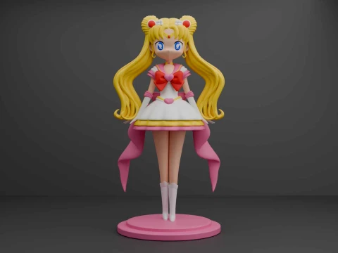 Sailor moon 3D Print Model