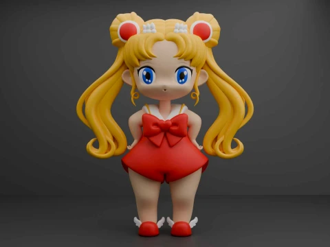 Sailor moon 3D Print Model
