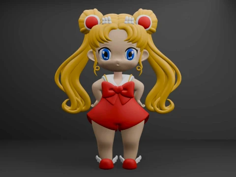 Sailor moon 3D Print Model