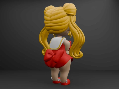 Sailor moon 3D Print Model