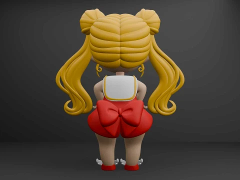 Sailor moon 3D Print Model