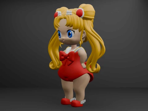 Sailor moon 3D Print Model