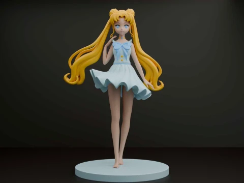 Sailor moon 3D Druckmodell