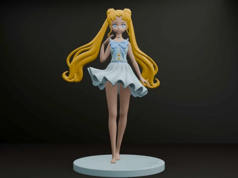 Sailor moon 3D Print Model