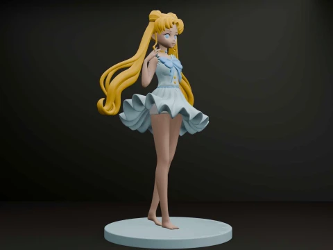 Sailor moon 3D Print Model