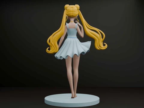 Sailor moon 3D Print Model