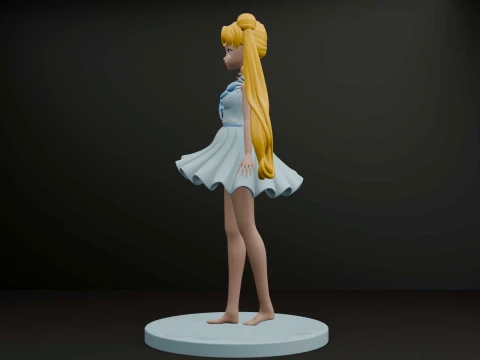 Sailor moon 3D Print Model
