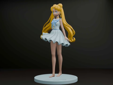 Sailor moon 3D Print Model