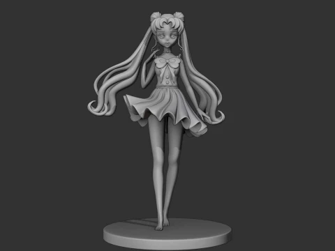 Sailor moon 3D Print Model