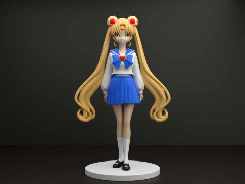 Sailor moon 3D Print Model